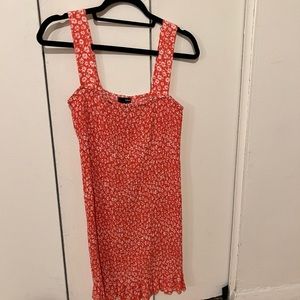 Red and white mini dress. Worn once